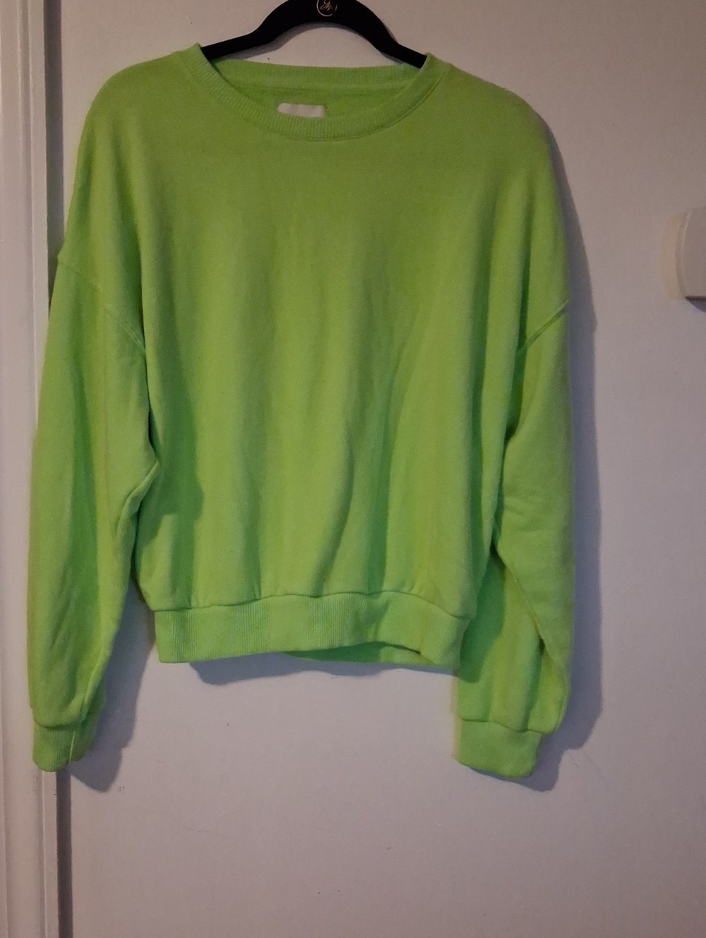 American Eagle Outfitters Neon Lime Crewneck Pullover